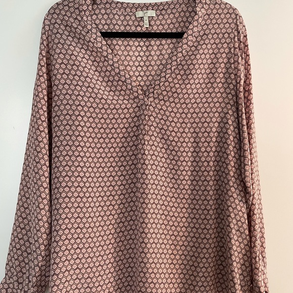 Joie Tops - Joie Pink & gray blouse - size M